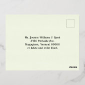 Hawaiian Luau Briefkaart Holiday Party Uitnodiging (Achterkant)