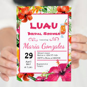 Hawaiian Luau Bruids Douche Uitnodiging