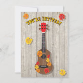 Hawaiian Luau Bruids Douche Uitnodigingen (Achterkant)