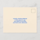 Hawaiian Luau Holiday Party Hibiscus Briefkaart (Achterkant)