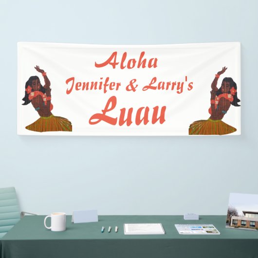 Hawaiian Luau Hula Girl Spandoek (Beurs)