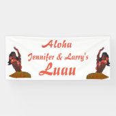 Hawaiian Luau Hula Girl Spandoek (Horizontaal)