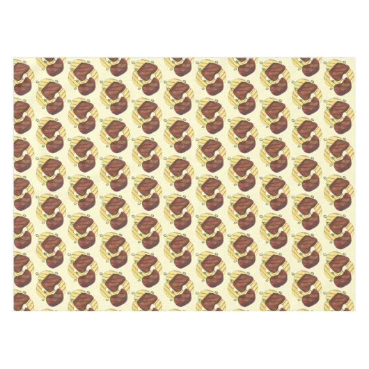 Hawaiian Luau Huli Huli Chicken Pineapple Party Tafelkleed (Voorkant (Horizontaal))