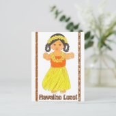 Hawaiian Luau Invitation Briefkaart (Staand voorkant)