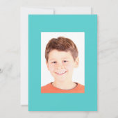 Hawaiian Luau Jongen Verjaardagsfeestje Kaart (Achterkant)