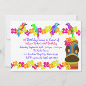 Hawaiian Luau Kaart (Voorkant)