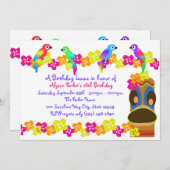 Hawaiian Luau Kaart (Voorkant / Achterkant)