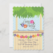Hawaiian Luau Party Kaart (Voorkant)