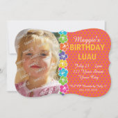 Hawaiian Luau Party Kaart (Voorkant)