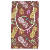 Hawaiian Luau Patterned Klein Cadeauzakje (Voorkant)
