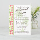 Hawaiian Luau Rehearsal Dinner Party Uitnodiging (Staand voorkant)