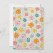 Hawaiian Luau repetitie diner uitnodigingen (Achterkant)