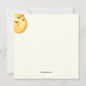 Hawaiian Luau Surfboards Kaart (Achterkant)