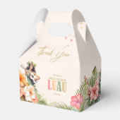 Hawaiian Luau Sweet 16 Dank u ID1092 Bedankdoosjes (Voorkant Zijde)