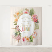 Hawaiian Luau Sweet Sixteen Hula Welkom ID1092 Wandkleed (Voorkant)