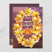 Hawaiian Luau (tekst aanpasbaar) (Voorkant / Achterkant)