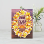 Hawaiian Luau (tekst aanpasbaar) (Staand voorkant)