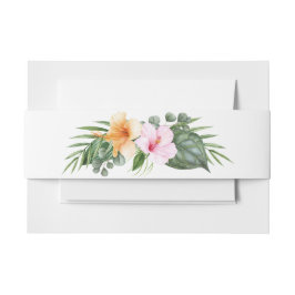 Hawaiian Luau Tropical Beach Bruiloft Uitnodigingen Wikkel