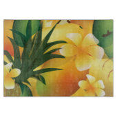 Hawaiian Luau Tropical Food Cutting Board Snijplank (Voorkant)
