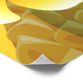 Hawaiian Luau Tropical Party Tiki Bar Poster (Hoek)