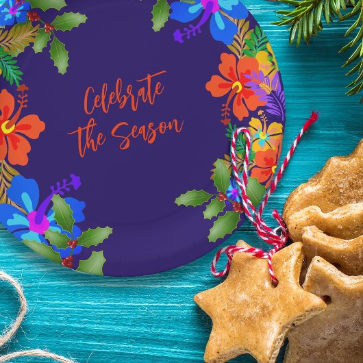 Hawaiian Luau vakantie vieren Papieren Bordje