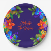 Hawaiian Luau vakantie vieren Papieren Bordje (Voorkant)