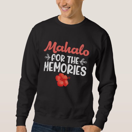 Hawaiian Mahalo for the Memories Hawaii Pineapple Trui (Voorkant)