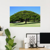 Hawaiian Majestic Tree Poster (Thuiskantoor)