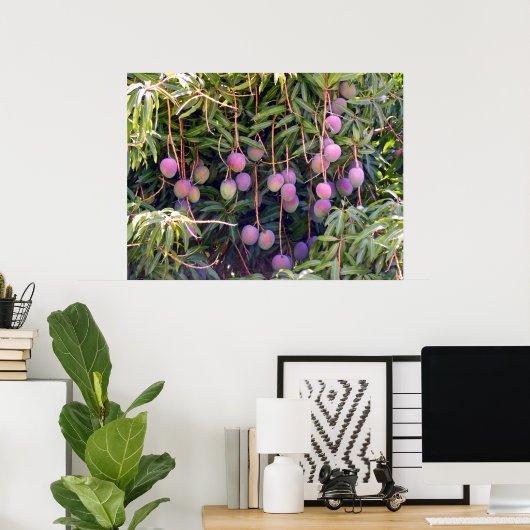 Hawaiian Mango Poster (Thuiskantoor)