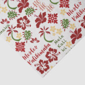 Hawaiian Mele Kalikimaka 3 Tissuepapier (Detail)