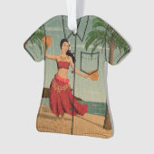 Hawaiian  Mele Kalikimaka Aloha Shirt Ornament (voorkant)