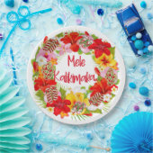 Hawaiian Mele Kalikimaka Bord papier (Feest)