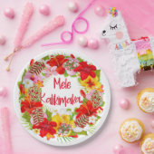 Hawaiian Mele Kalikimaka Bord papier (Feest)