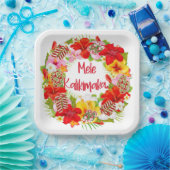 Hawaiian Mele Kalikimaka Bord papier (Feest)