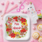 Hawaiian Mele Kalikimaka Bord papier (Feest)