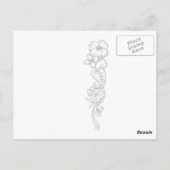 Hawaiian  Mele Kalikimaka  Briefkaart (Achterkant)