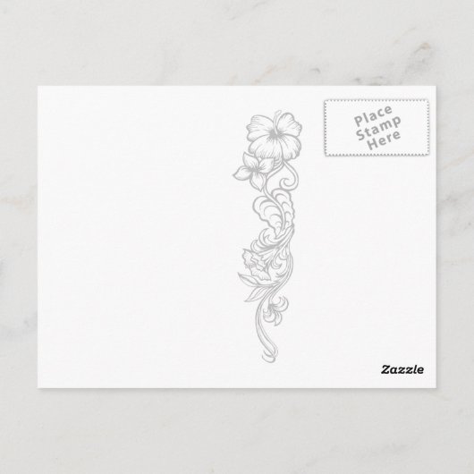 Hawaiian Mele Kalikimaka Briefkaart (Achterkant)