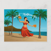 Hawaiian Mele Kalikimaka Briefkaart (Voorkant)