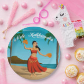 Hawaiian  Mele Kalikimaka Briefkaart Papieren Bordje (Feest)