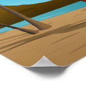 Hawaiian  Mele Kalikimaka Briefkaart Poster (Hoek)