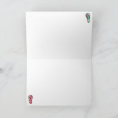 Hawaiian Mele Kalikimaka-kerstkaart Bedankkaart (Binnen)