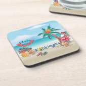 Hawaiian Mele Kalikimaka Onderzetters (Linkerzijde)