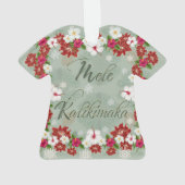 Hawaiian Mele Kalikimaka Shirt Ornament (achterkant)
