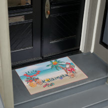 Hawaiian Mele Kalikimaka Welkom Mat