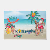 Hawaiian Mele Kalikimaka Welkom Mat (Voorkant)