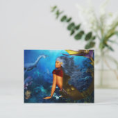 Hawaiian Mermaid Postcards Briefkaart (Staand voorkant)