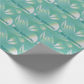 Hawaiian Merry Kerstmis Cadeaupapier (Hoek)