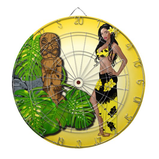 Hawaiian Mix Dartboard Dartbord (Voorkant)