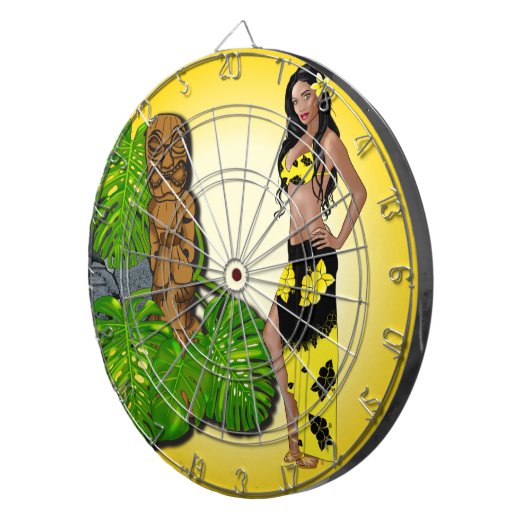 Hawaiian Mix Dartboard Dartbord (Voorkant Rechts)