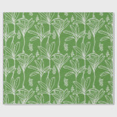 Hawaiian Modern Ki - Ti leaf Cadeaupapier (Vlak)